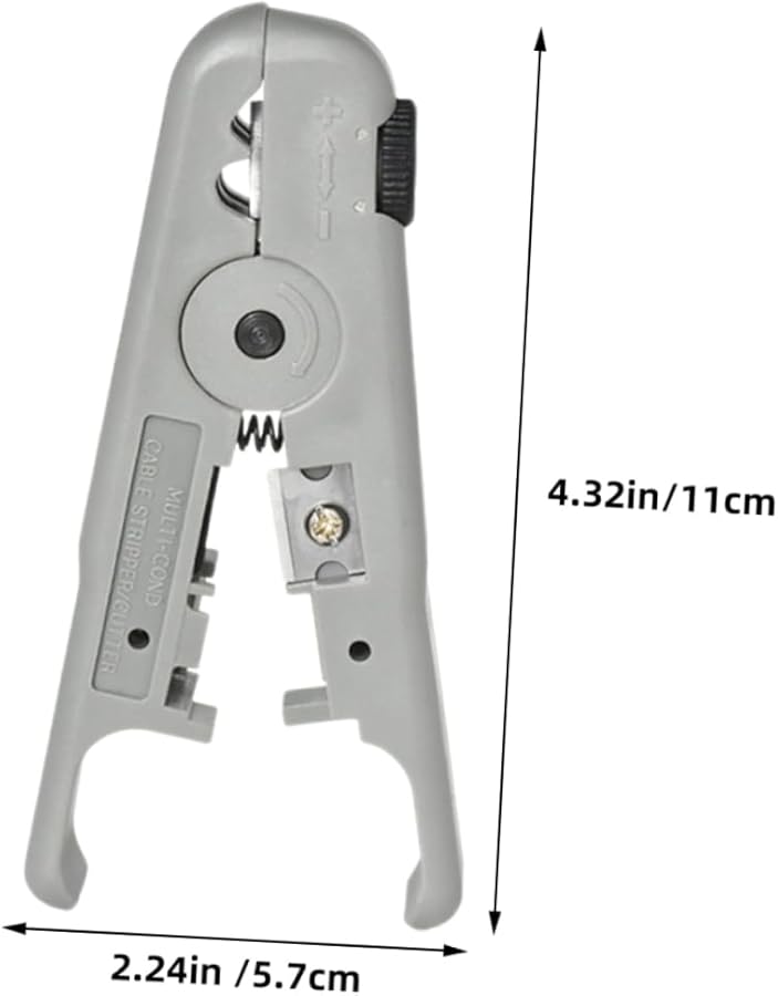 Gatuida 2pcs Adjustable Multifunctional Wire Stripper and Cutter Tool for Ethernet Cables - Image 2